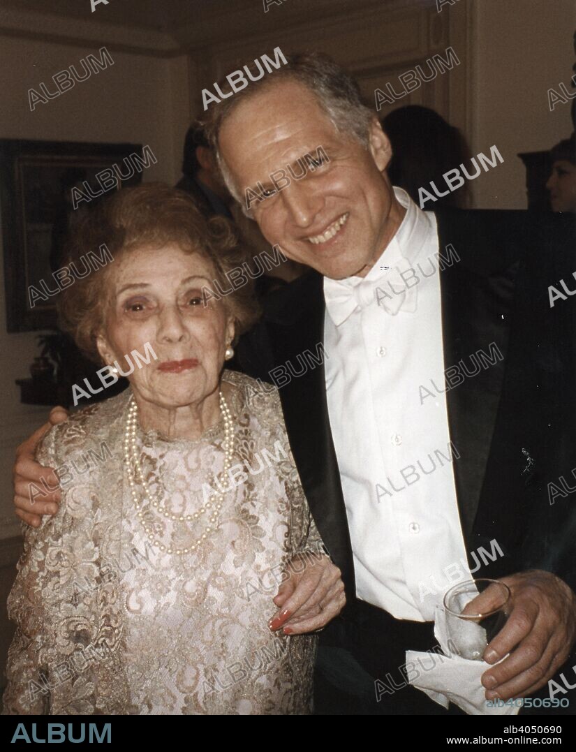Frances Gershwin (sister of George Gershwin) and her son, Leopold Godowsky III, New York, July 1998. George Gershwin (1898-1937) was one of the most significant and popular American composers of all time.