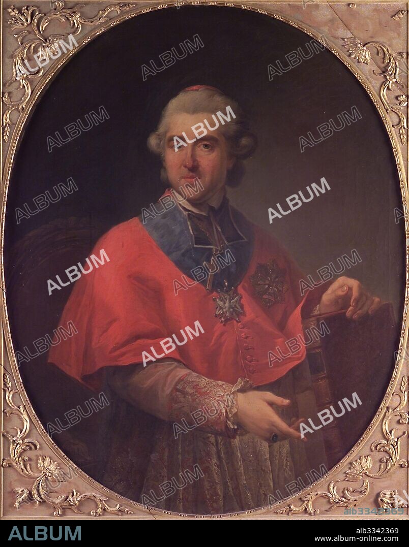 MARCELLO BACCIARELLI. Portrait of Prince Michal Jerzy Poniatowski (1736-1794), Primate of Poland.