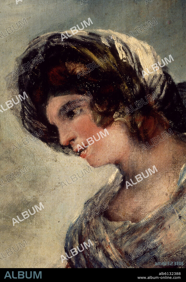 FRANCISCO DE GOYA. LA LECHERA DE BURDEOS - DETALLE - 1827 - OLEO/LIENZO - NP 2899 - CONJUNTO 2150.