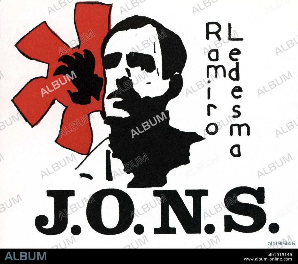 Cartel de propaganda política de las J.O.N.S.