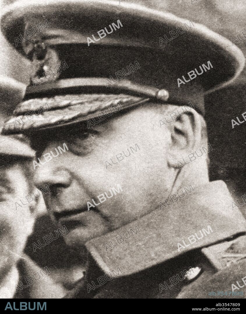 Major General Sir Charles Vere Ferrers Townshend, 1861 – 1924. British Army officer. From The Pageant of the Century, published 1934.