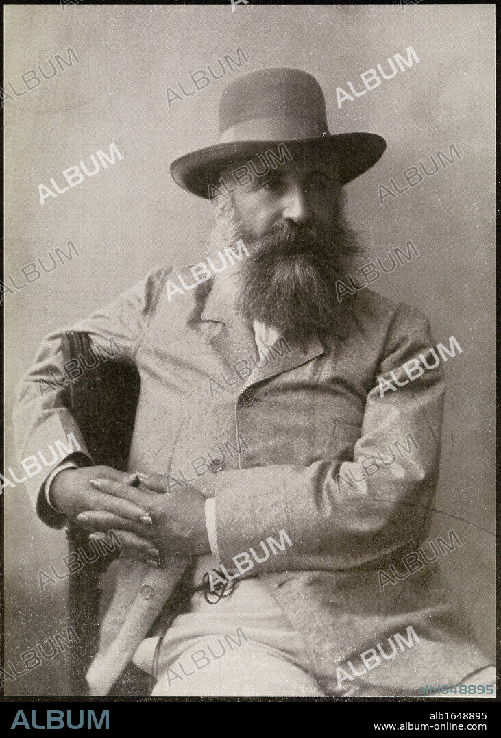 Count Alphonse Charles de Toulouse Lautrec Monfa 1838-1913 Father of Henri de Toulouse Lautrec From a photograph from the book Toulouse Lautrec by Gerstle Mack published 1938.