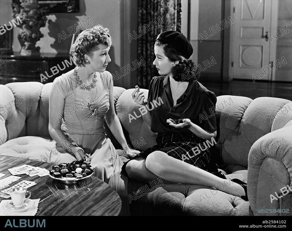 HEATHER THATCHER and JOAN BENNETT in MAN HUNT, 1941, directed by FRITZ LANG. Copyright 20TH CENTURY FOX.