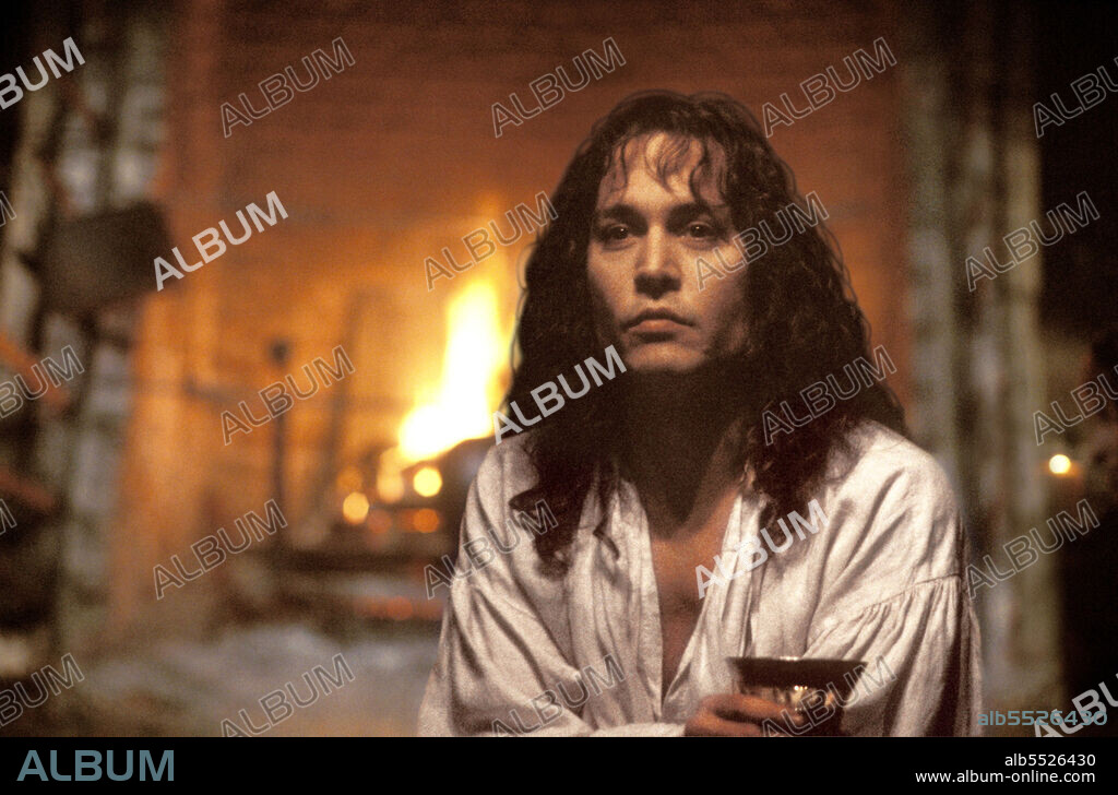 JOHNNY DEPP en THE LIBERTINE, 2004, dirigida por LAURENCE DUNMORE. Copyright Mr. Mudd/Isle of Man Film Commission/First Choice Films 2004.