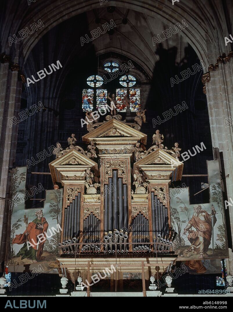 LUIS DAMIAN. ORGANO S XVI PLATERESCO.