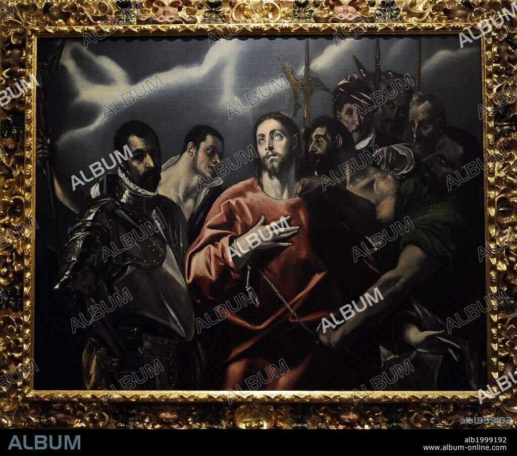 El Greco (1541-1614). Cretan painter. The Disrobing of Christ (El Expolio), 1580-1600. Museum of Fine Arts. Budapest. Hungary.
