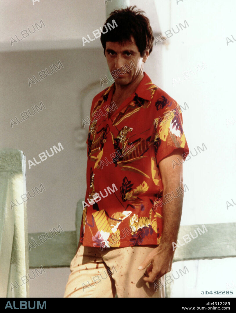 AL PACINO in SCARFACE - TONI, DAS NARBENGESICHT, 1983 (SCARFACE), unter der Regie von BRIAN DE PALMA. Copyright UNIVERSAL PICTURES.
