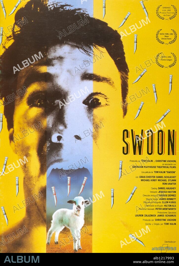 Poster of SWOON, 1992, directed by TOM KALIN. Copyright AMERICAN PLAYHOUSE.