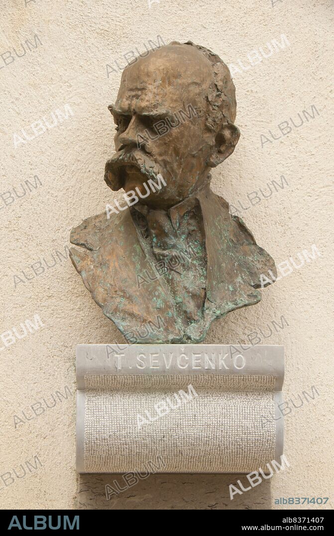 Taras Hryhorovych Shevchenko (March 9, 1814 March 10, 1861) was a Ukrainian poet, writer, artist, public and political figure, as well as folklorist and ethnographer. His literary heritage is regarded to be the foundation of modern Ukrainian literature and, to a large extent, the modern Ukrainian language. Shevchenko is also known for many masterpieces as a painter and an illustrator.<br/><br/>. He was a member of the Sts Cyril and Methodius Brotherhood and an academician of the Imperial Academy of Arts. In 1847 Shevchenko was politically convicted for writing in the Ukrainian language, promoting the independence of Ukraine and ridiculing the members of the Russian Imperial House.