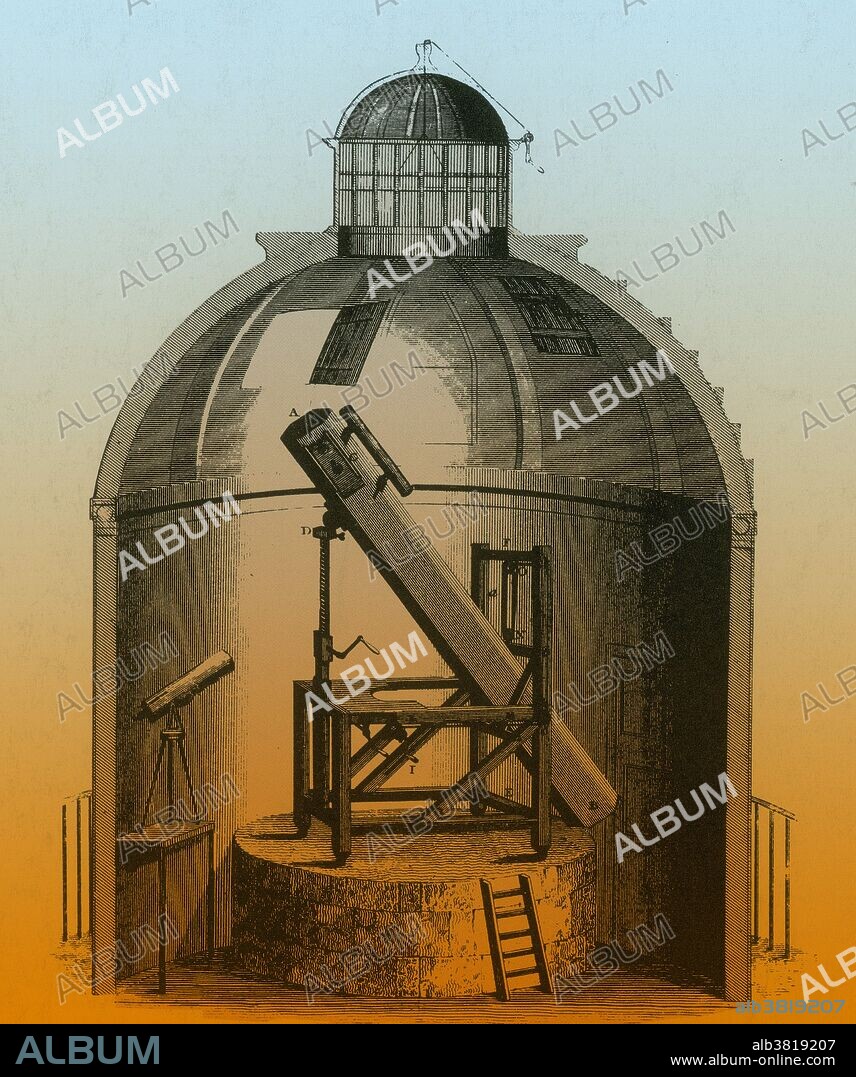 William Herschel discovered Uranus in 1781 with this telescope.