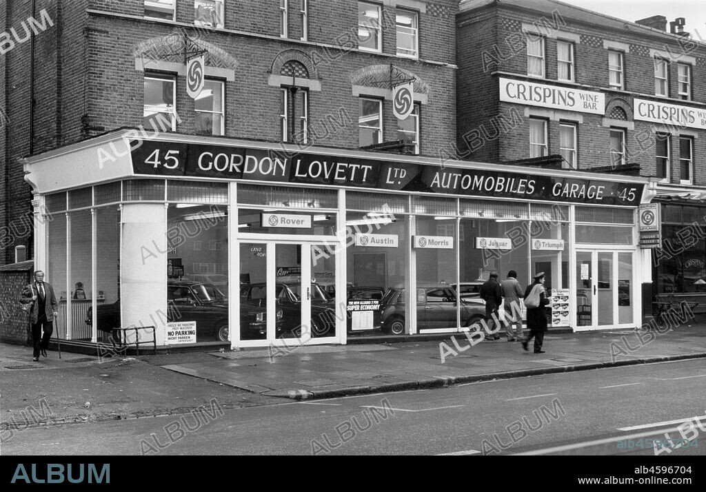 Gordon Lovett British Leyland dealership in Ealing circa 1979.