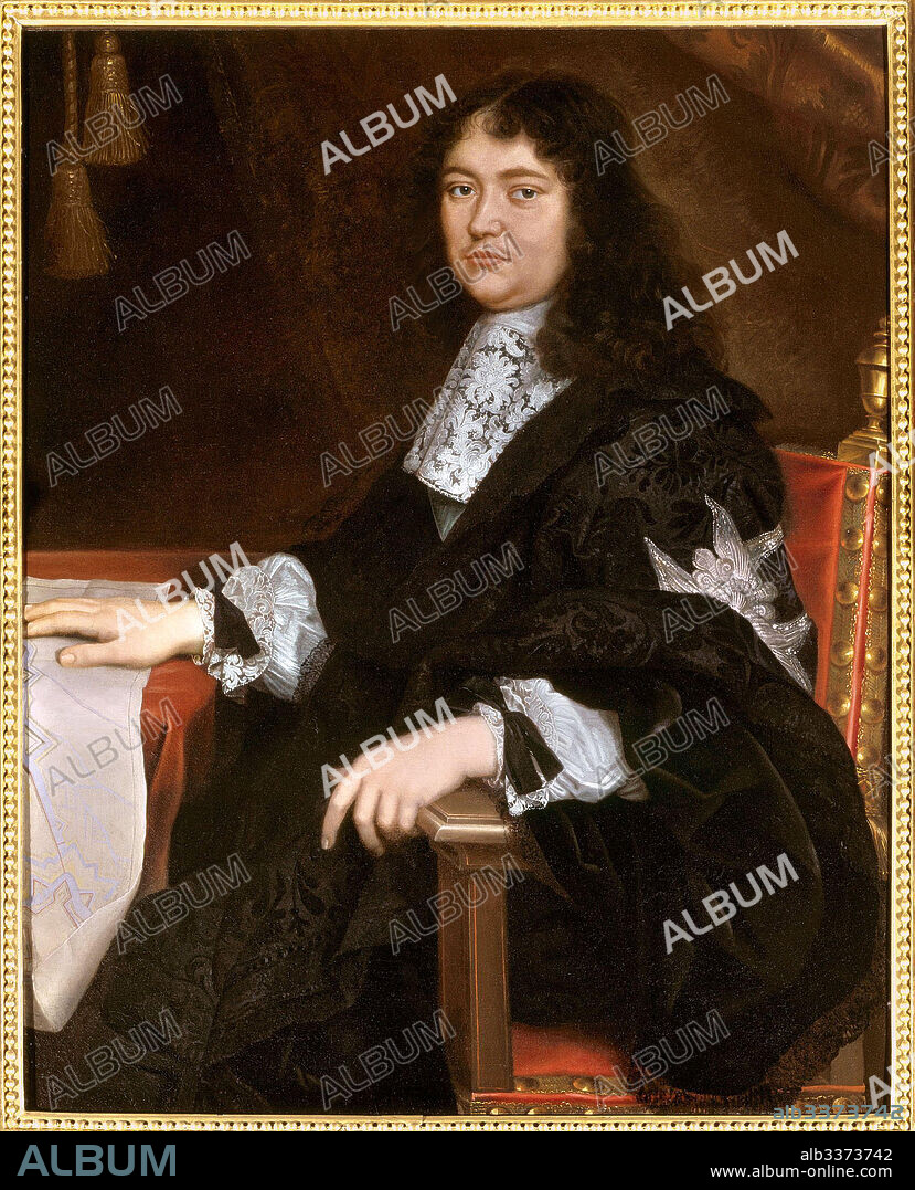 PIERRE MIGNARD. Portrait of François Michel Le Tellier, Marquis de Louvois (1641-1691).