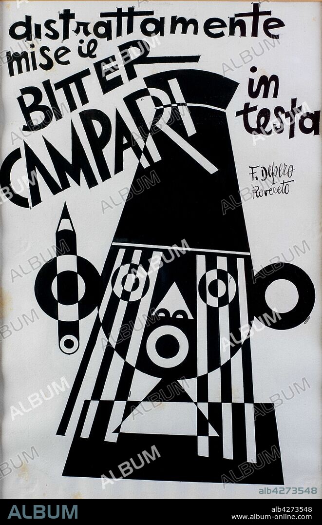 FORTUNATO DEPERO. Bitter Campari.