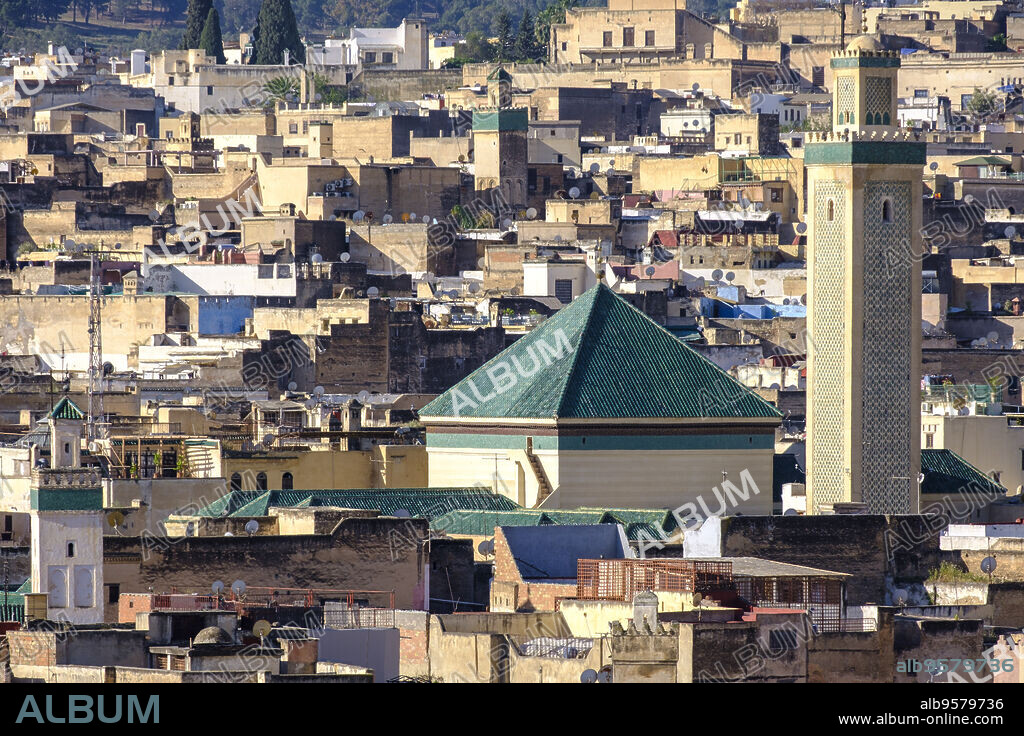 Al Karaouine Mosque, Built in the year 859, oldest university in the world, Fez, morocco, africa.