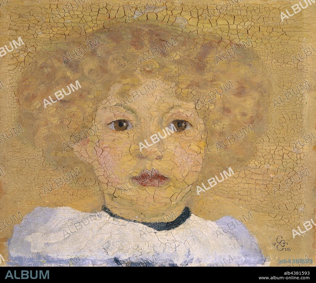 Giovanni Alberto [Portrait Alberto Giacometti], c. 1904, oil on cardboard, Charcoal sketch on the back of the carton, Carved and painted wooden frame, 25.2 x 30.1 cm, signed lower right: Gi GTTi [ligated], Giovanni Giacometti, Stampa/Graubünden 1868–1933 Glion/Waadt.