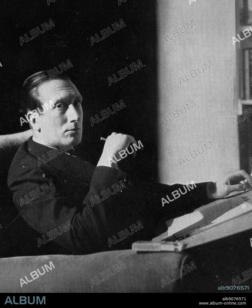 Photograph of William Walton (1902-1983) an English composer. Dated 20th Century.
