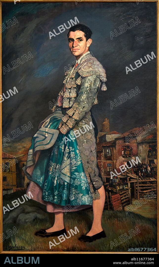 "Retrato de Juan Belmonte", Ignacio Zuloaga (1870-1945), Museo de Bellas Artes, Bilbao, Bizkaia, Basque Country, Spain.