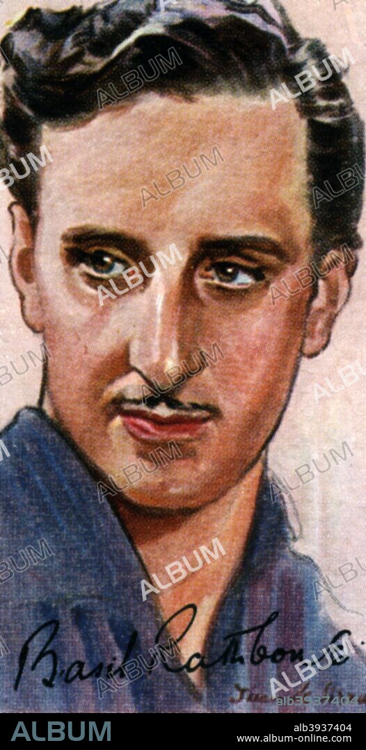 Basil Rathbone, (1892-1967), English actor, 20th century. Rathbone is most famous for his portrayal of Sherlock Holmes and swashbuckler film villain roles.