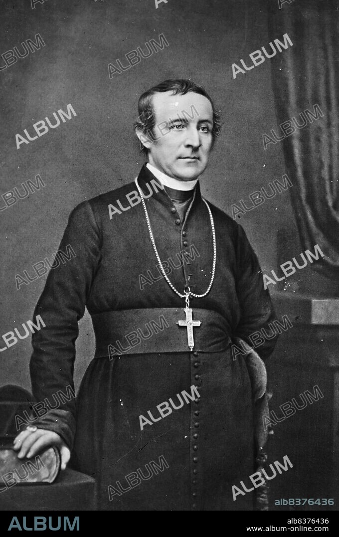 Archbishop Hughes, between 1855 and 1865. [Irish-American Roman Catholic priest: first Archbishop of the Archdiocese of New York].