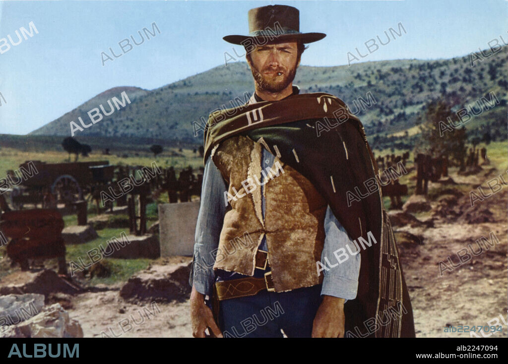 CLINT EASTWOOD en BUENO, EL FEO Y EL MALO, EL, 1966 (BUONO, IL BRUTTO, IL CATTIVO, IL), dirigida por SERGIO LEONE. Copyright PRODUZIONI EUROPEE ASSOCIATI.