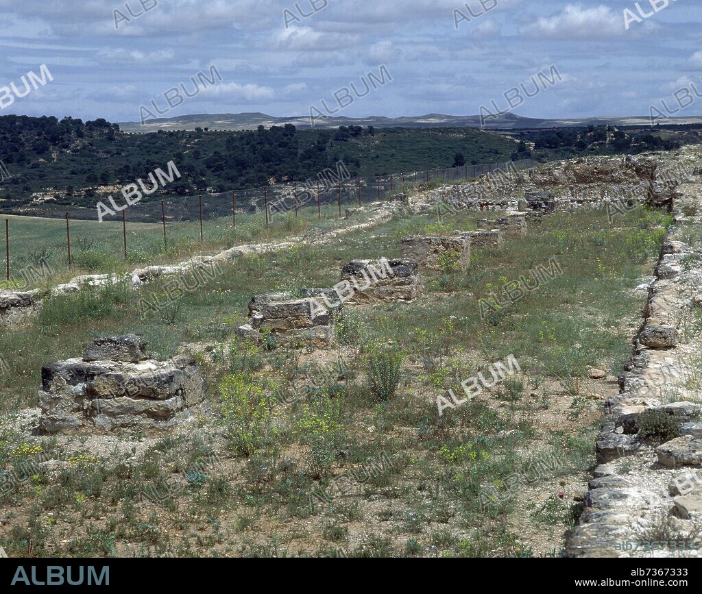 RUINAS DE RECOPOLIS - CIUDAD VISIGODA FUNDADA EN 578 POR LEOVIGILDO.