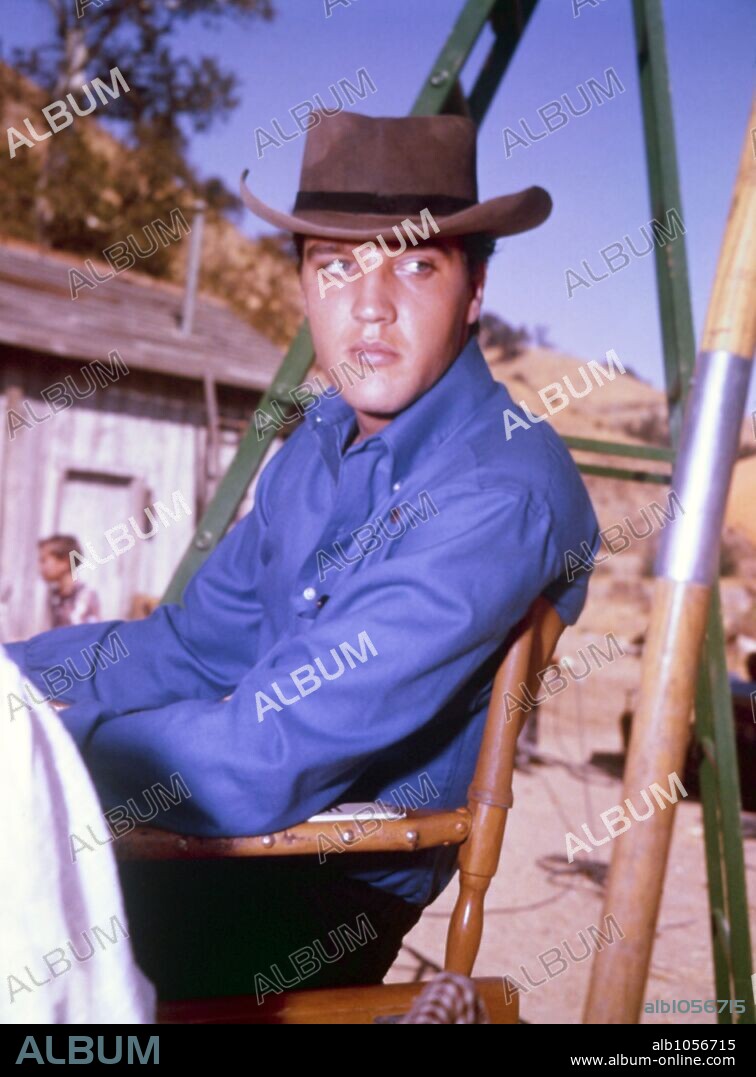 ELVIS PRESLEY in FLAMING STAR, 1960, directed by DON SIEGEL. Copyright 20TH CENTURY FOX.