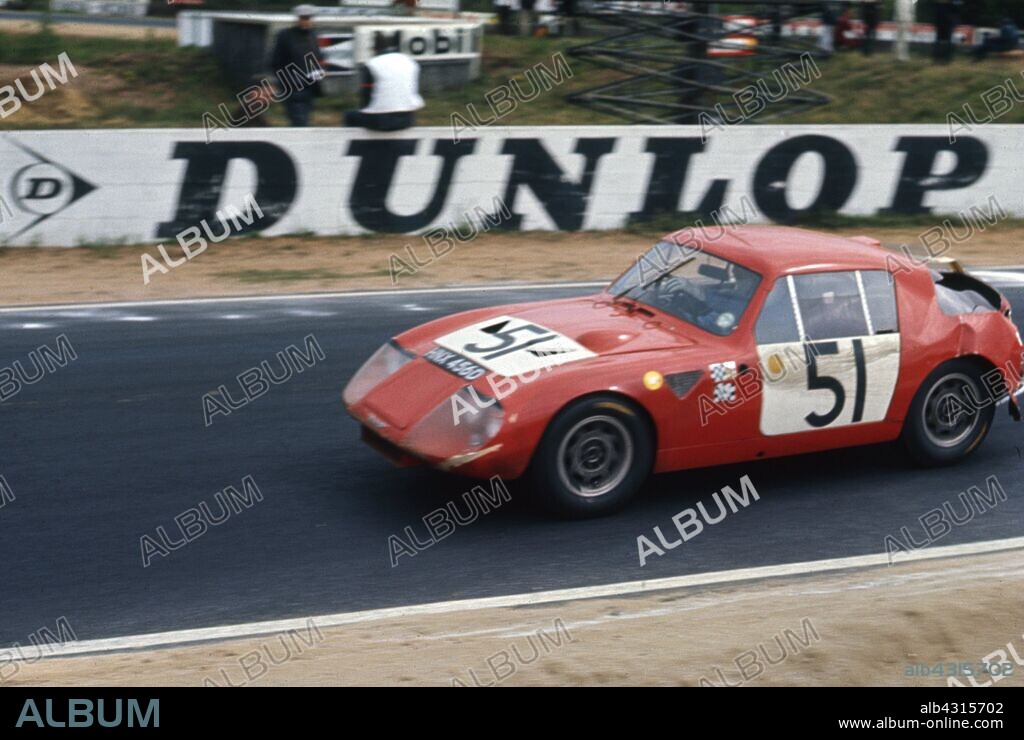 Austin - Healey Sprite, Baker - Hedges 1967, Le Mans 24 hour race.