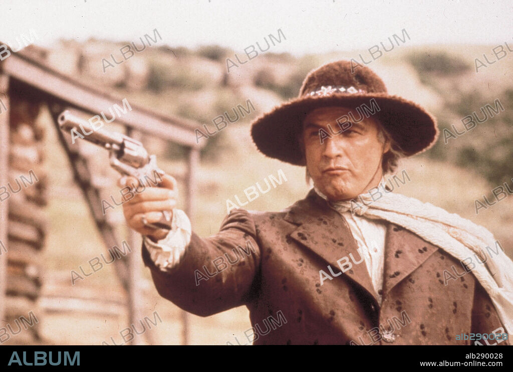 MARLON BRANDO in THE MISSOURI BREAKS, 1976, directed by ARTHUR PENN. Copyright UNITED ARTISTS.