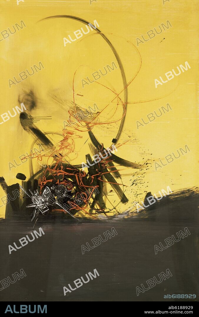 GEORGES MATHIEU. LOS CORNIFICIANOS VIVEN - 1951 - 130x195 - EXPRESIONISMO ABSTRACTO.