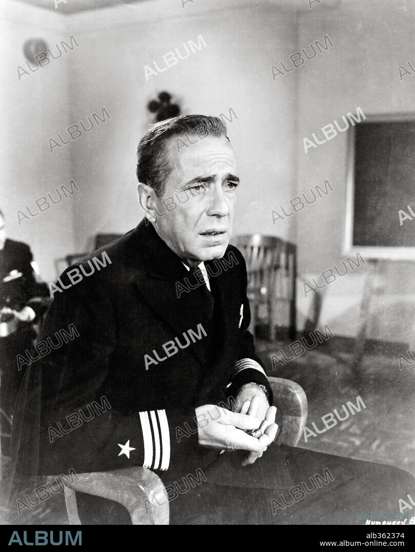 HUMPHREY BOGART en EL MOTÍN DEL CAINE, 1954 (THE CAINE MUTINY), dirigida por EDWARD DMYTRYK. Copyright COLUMBIA PICTURES.
