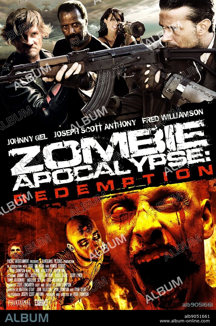 Zombie Apocalypse: Redemption (2011) Ation Horror Film issued in 2011 Stars: Johnny Gel, Fred Williamson, Joseph Scott Anthony.