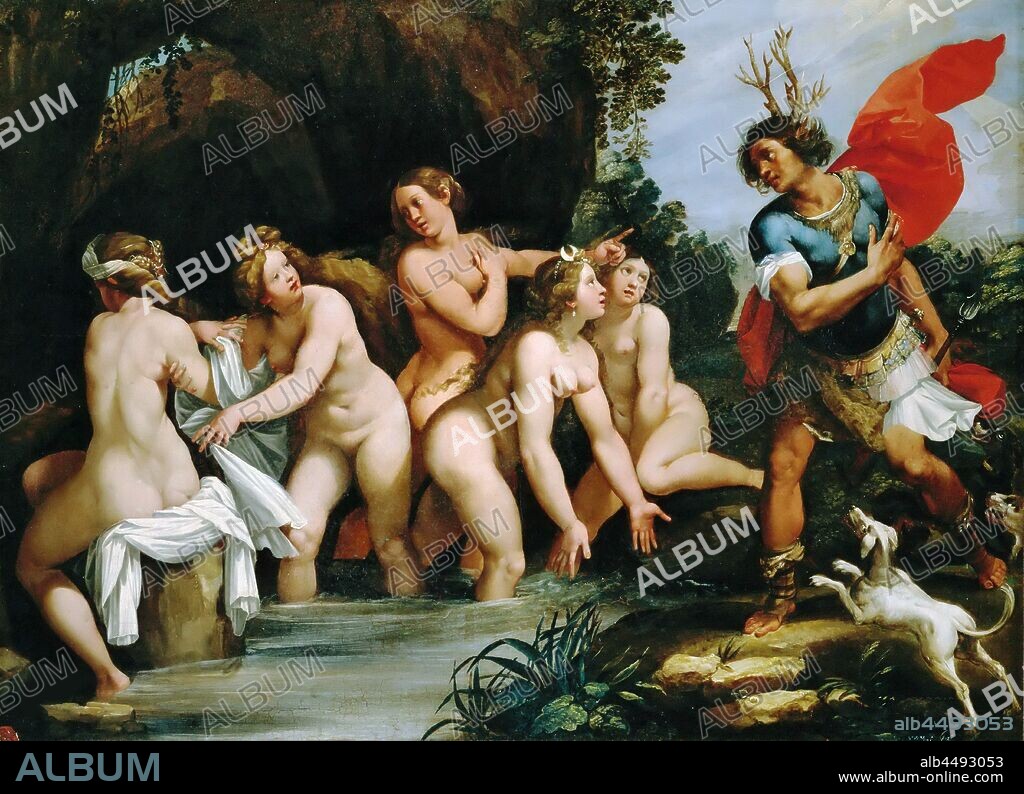 GIUSEPPE CESARI. Diana and Actaeon.