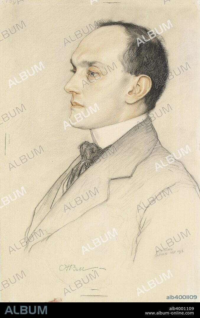 Portrait of Charles Francis Bell, 1913. Dimensions: height x width: sheet 41.6 x 26.8 cm.