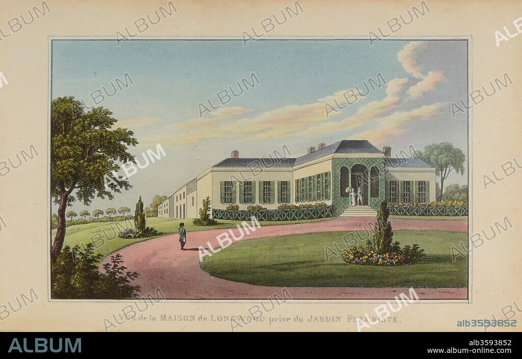 ANÓNIMO. Longwood House on the island of Saint Helena.