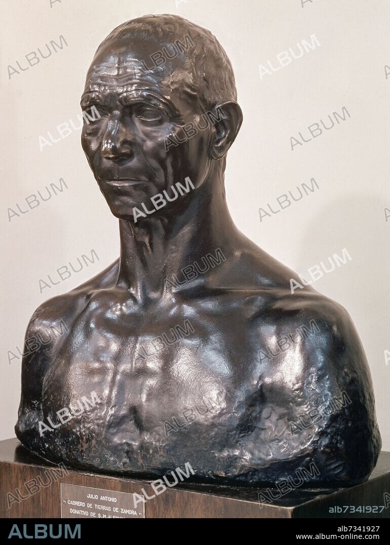 JULIO ANTONIO RODRIGUEZ HERNANDEZ (1889-1919). EL CABRERO DE TIERRAS DE ZAMORA - SIGLO XX.