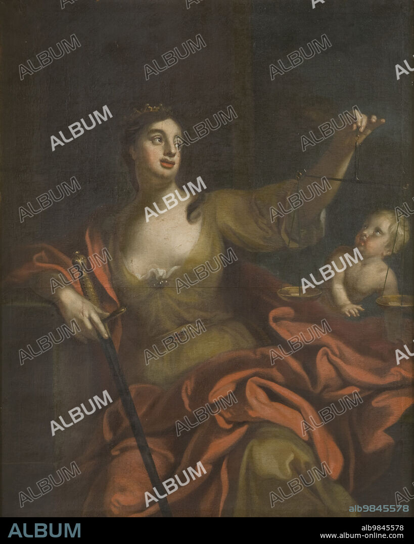 GEORG ENGELHARD SCHRODER. Justitia and Aequitas, early-mid 18th century.