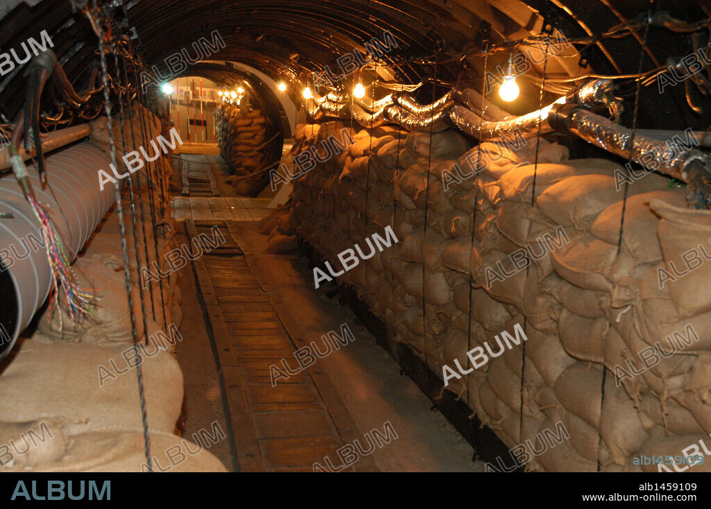 Operation Gold. Reconstruction of the tunnel built by American intelligence and British between 1954 and 1955 to link the west and east side of the city and intercept the Soviet telephone conversations. Allied Museum (Alliierten Museum). Berlin. Germany.