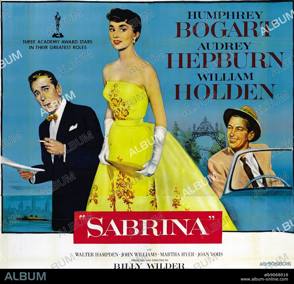Sabrina (Sabrina Fair in the United Kingdom) is a 1954 American romantic comedy film directed by Billy Wilder and adapted from Samuel A. Taylor's play Sabrina Fair. It stars Humphrey Bogart, Audrey Hepburn, and William Holden. This was Wilder's last film released by Paramount Pictures, ending a 12-year business relationship with Wilder and the company.