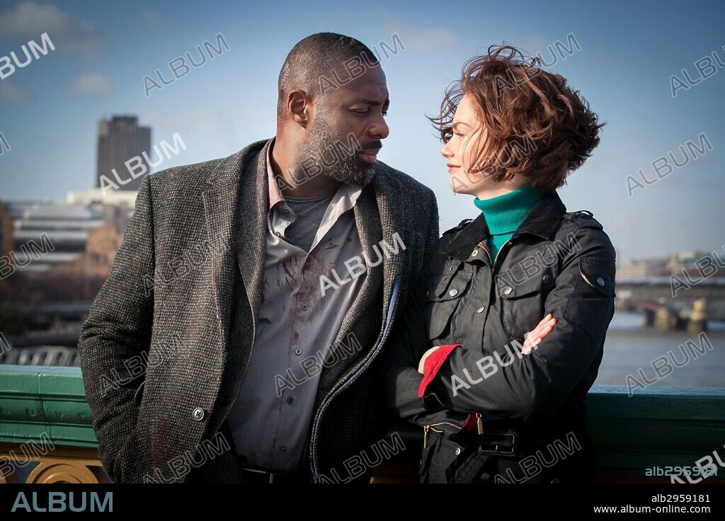 IDRIS ELBA and RUTH WILSON in LUTHER, 2010, directed by NEIL CROSS. Copyright BRITISH BROADCASTING CORPORATION (bbc). Season 3.