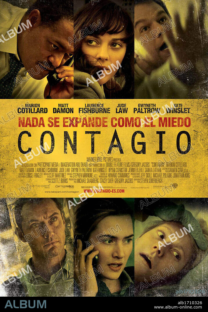 Poster de CONTAGIO, 2011 (CONTAGION), dirigida por STEVEN SODERBERGH. Copyright WARNER BROS. PICTURES.