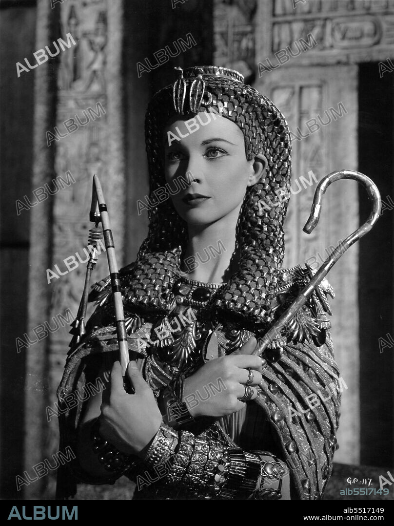 VIVIEN LEIGH dans CAESAR AND CLEOPATRA, 1945, réalisé par GABRIEL PASCAL. Copyright UNITED ARTISTS.