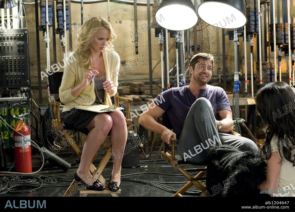 GERARD BUTLER und KATHERINE HEIGL in THE UGLY TRUTH, 2009, unter der Regie von ROBERT LUKETIC. Copyright Lakeshore entertainment/ Relativity media / ADYANI, SAEED.