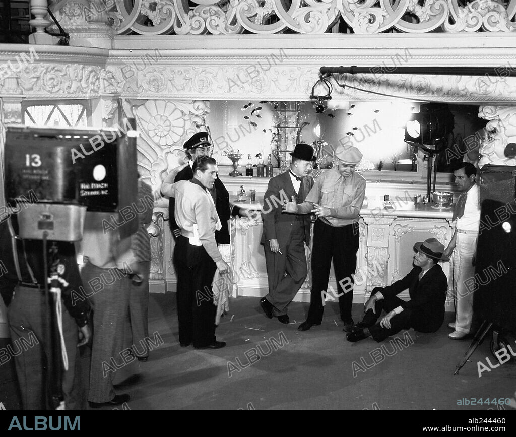 HARRY LACHMAN and STAN LAUREL in OUR RELATIONS, 1936, directed by HARRY LACHMAN. Copyright STAN LAUREL PRODS/HAL ROACH/M.G.M.
