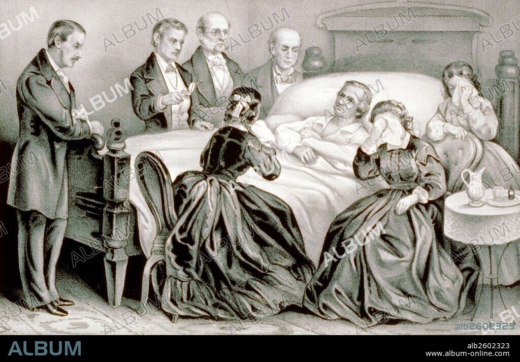 Death of the Hon. Andrew Johnson (1808-1875) U.S. Senator from Tennessee and Ex-President of the United States. Johnson was the 17th President of the United States, serving from 1865 to 1869. He became president as Abraham Lincoln's Vice President at the time of Lincoln's assassination.