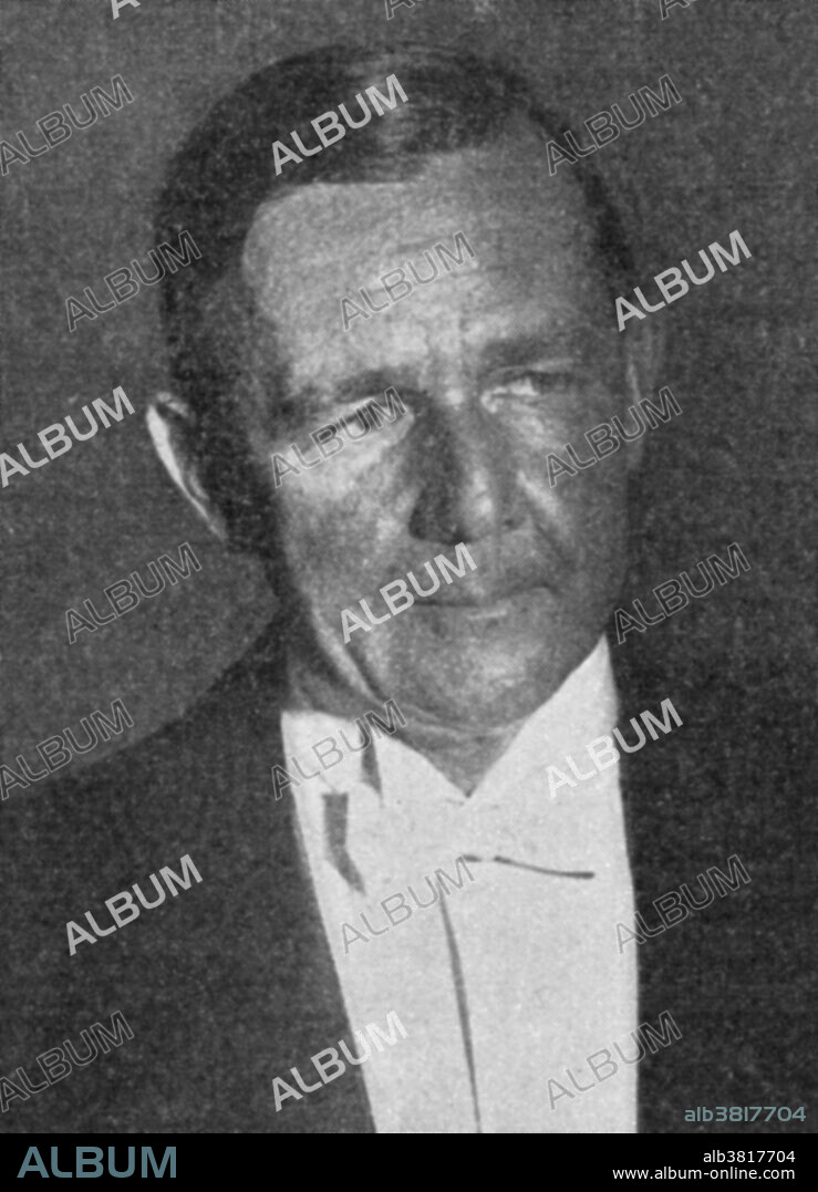 George H. Whipple in 1934. Whipple (1878-1976) won the 1934 Nobel Prize in Physiology or Medicine with William P. Murphy and George Minot for his work on liver therapy in cases of anemia.
