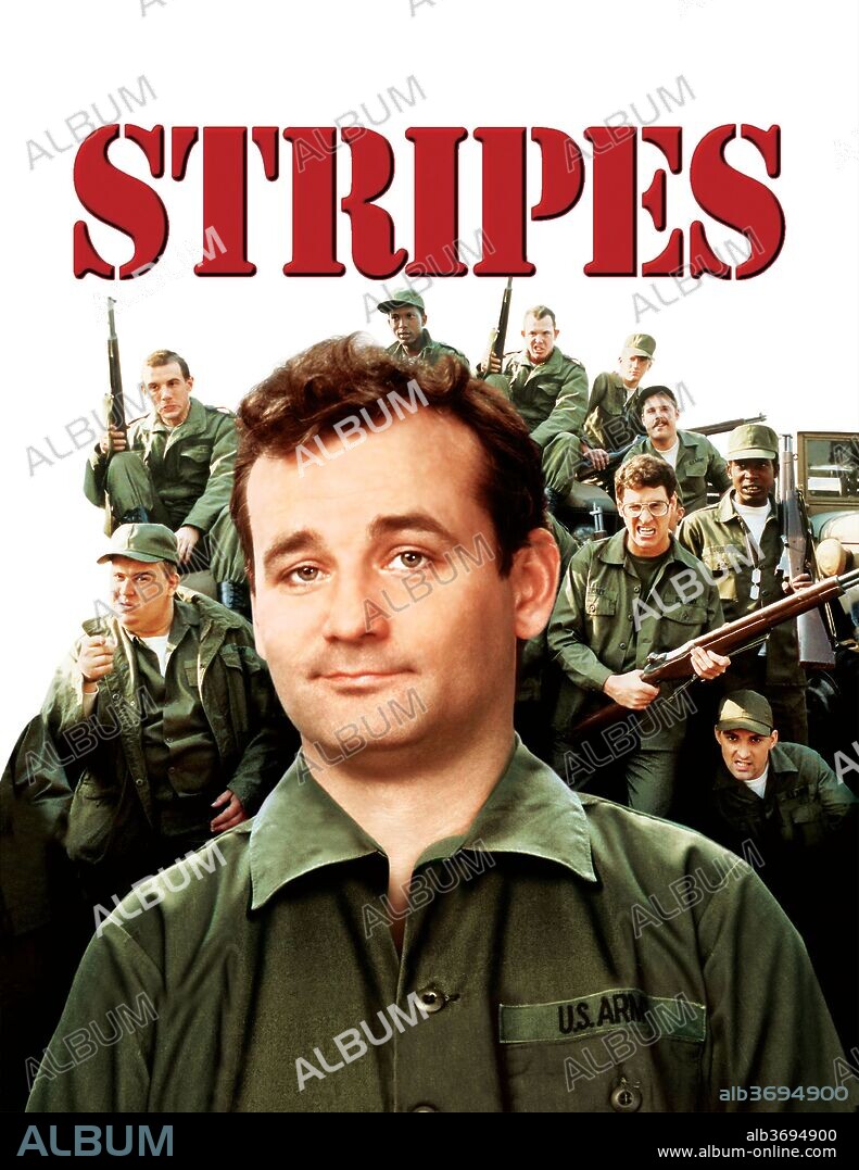 BILL MURRAY en EL PELOTON CHIFLADO, 1981 (STRIPES), dirigida por IVAN REITMAN. Copyright COLUMBIA PICTURES.