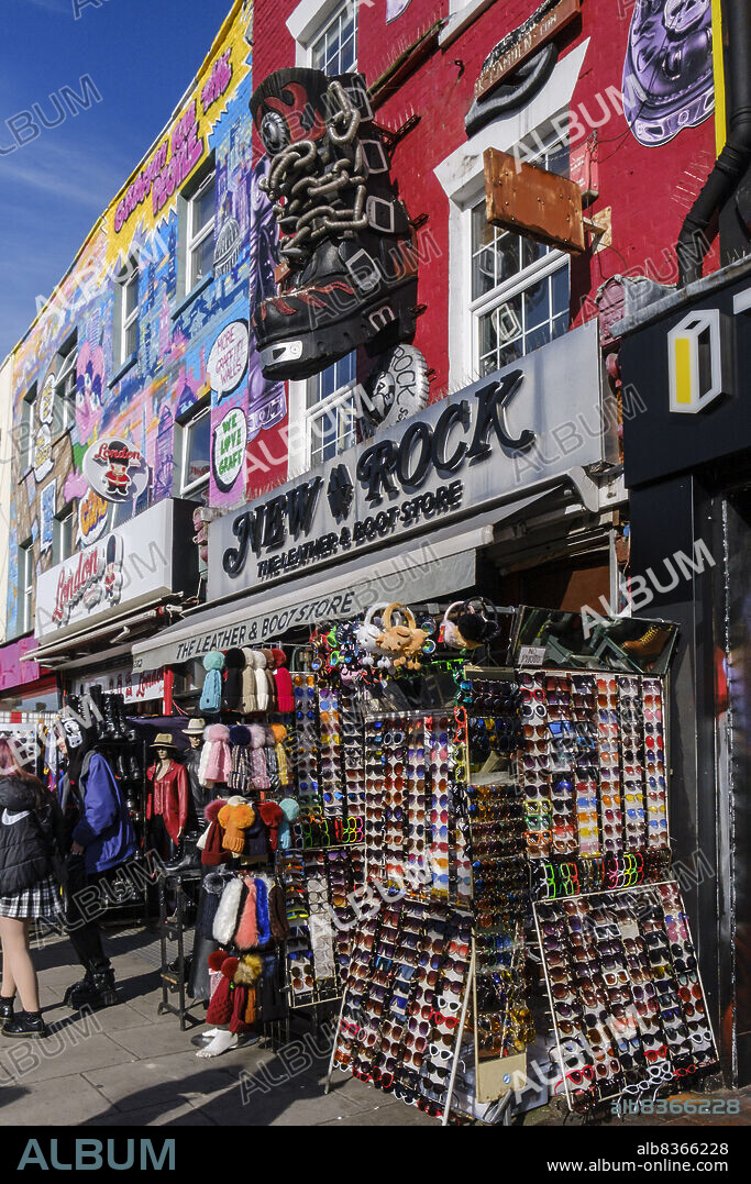 Camden Town, street shops, London, England, Great Britain.
