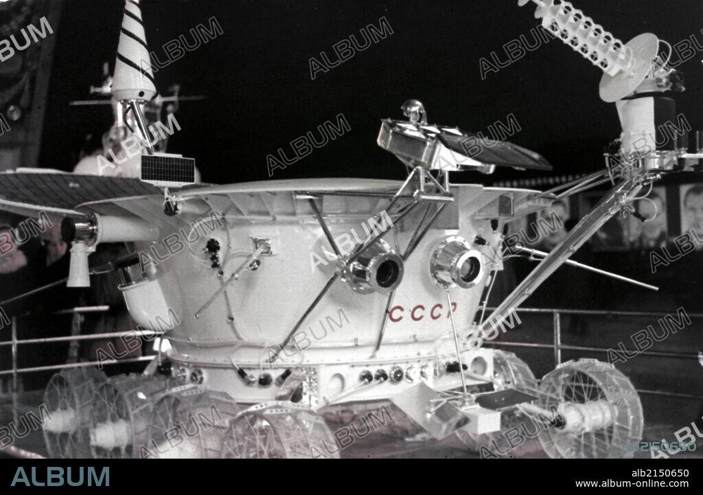 The lunokhod 1 moon rover, luna 17 mission, 1971.