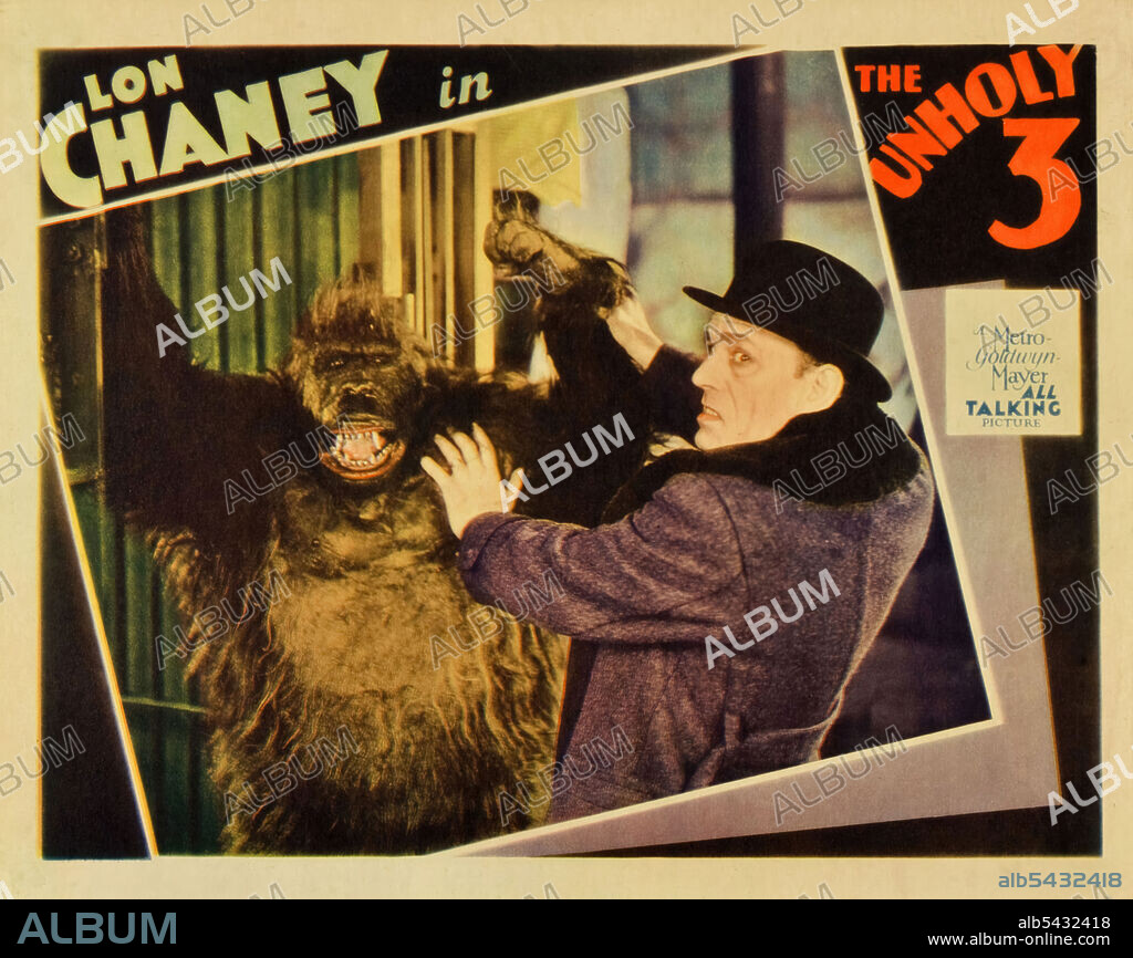 LON CHANEY in THE UNHOLY THREE, 1930, directed by JACK CONWAY. Copyright M.G.M.