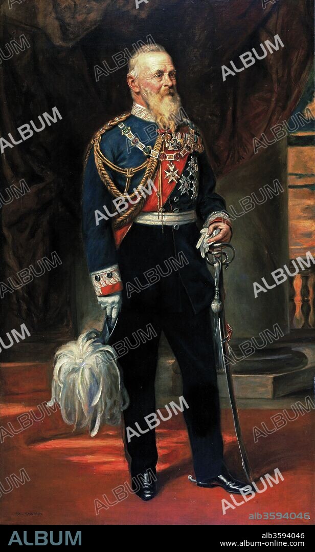 FRIEDRICH AUGUST VON KAULBACH. Luitpold, Prince Regent of Bavaria (1821-1912).